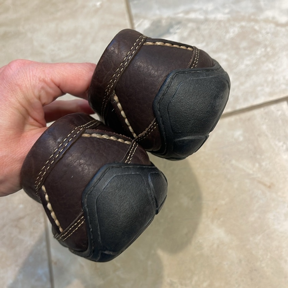 L.L. Bean Leather Driving Moccasin Vibram Sole 8 Fisherman Comfort - Picture 5 of 7